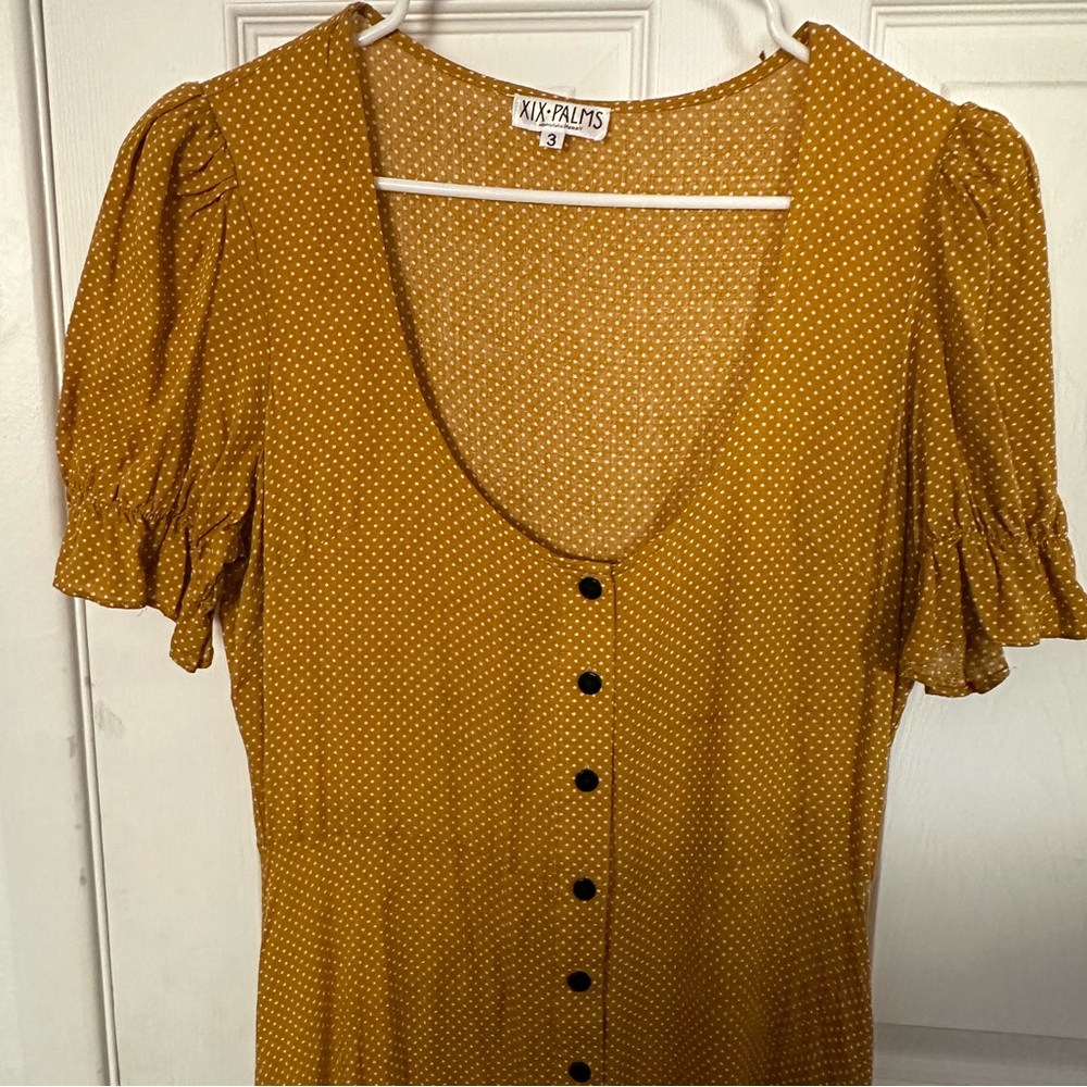 XIX palms maxi dress